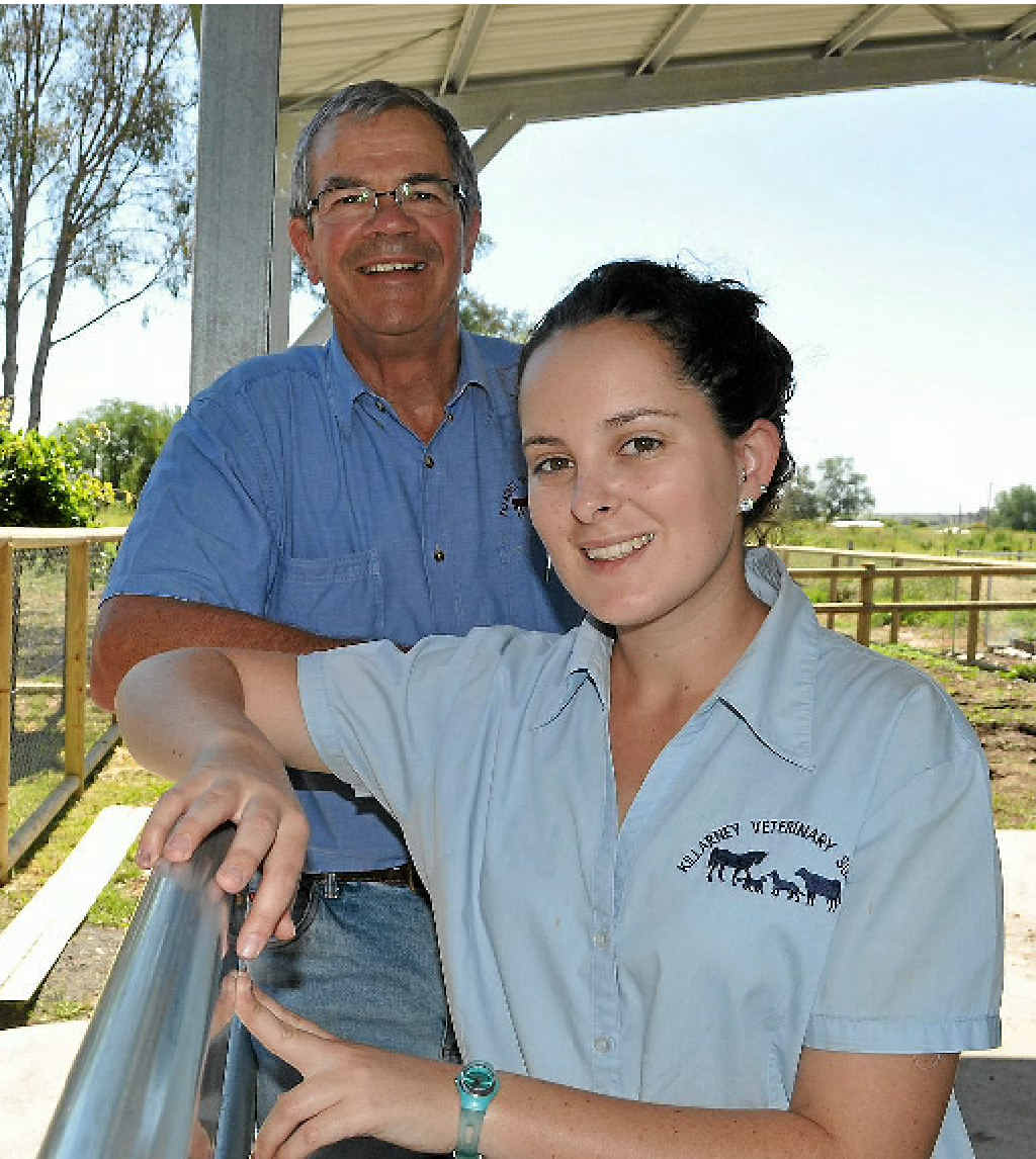 Killarney Show secretary Maurice Thomson and Killarney Showgirl entrant Reba Thompson will welcome Governor-General Quentin Bryce to the 100th show in February. Killarney Show secretary Maurice Thomson and Killarney Showgirl entrant Reba Thompson will welcome Governor-General Quentin Bryce to the 100th show in February.